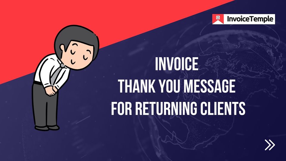 Invoice Thank You Message for Returning Clients