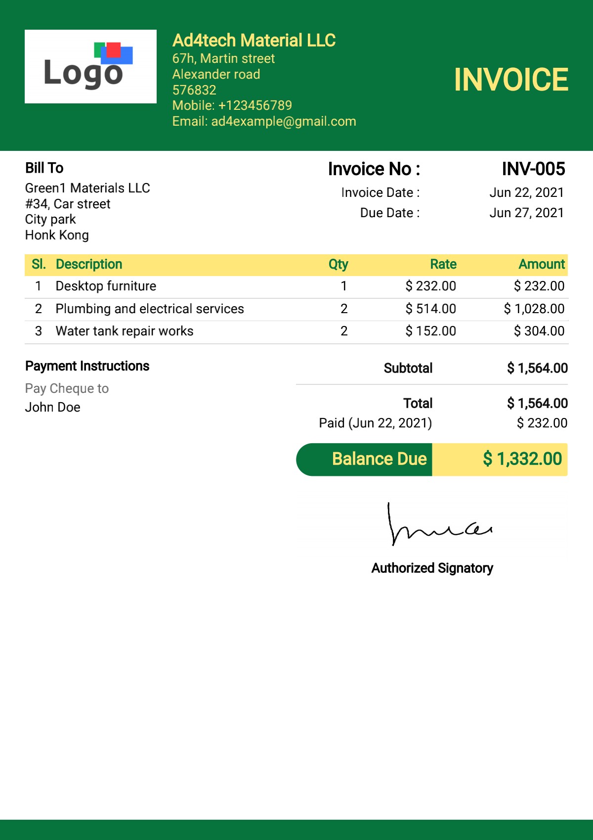 InvoiceTemple