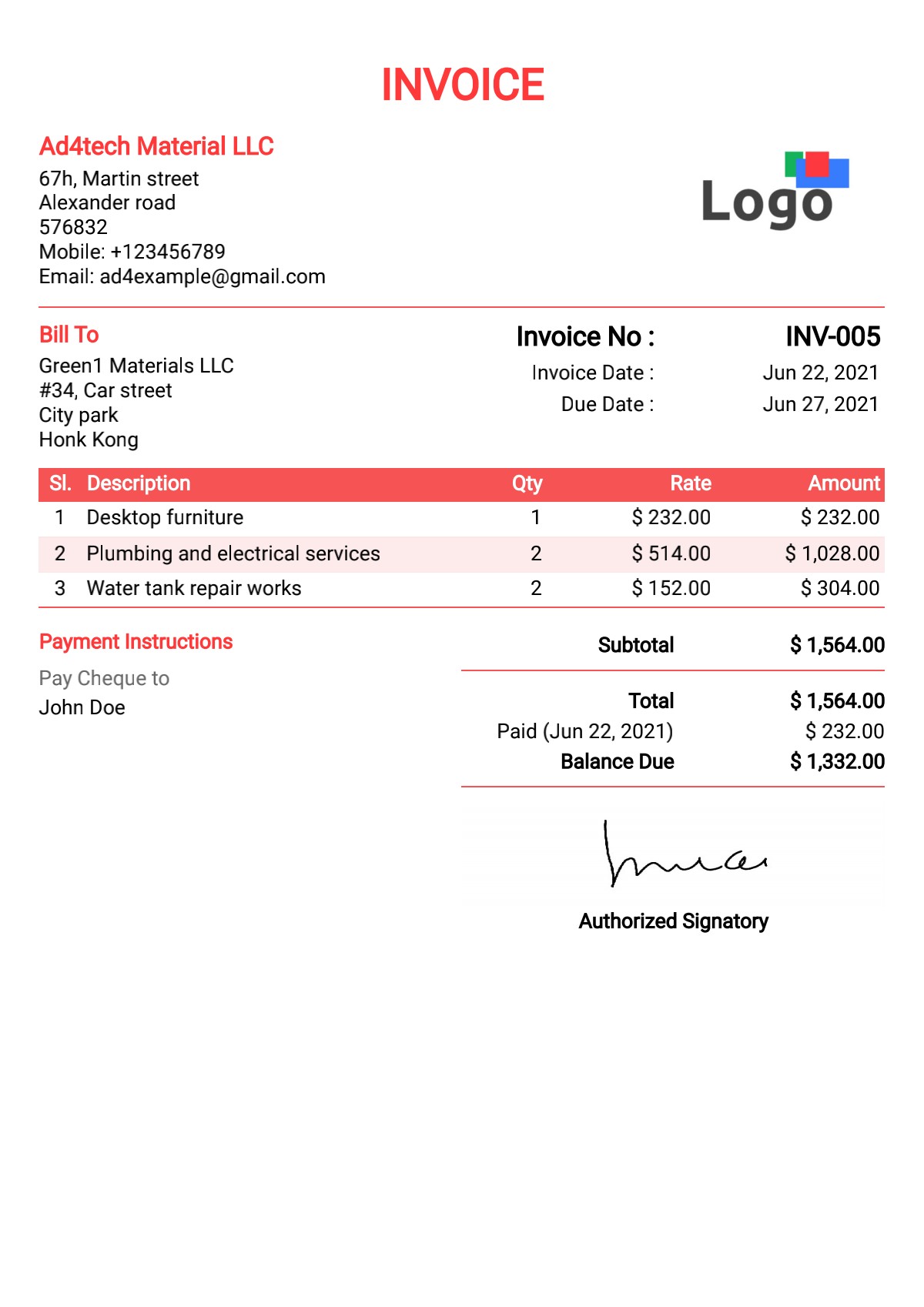InvoiceTemple