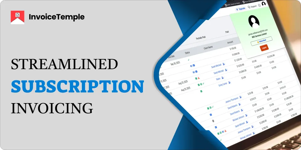 Streamline Invoicing Process with Subscription Invoicing
