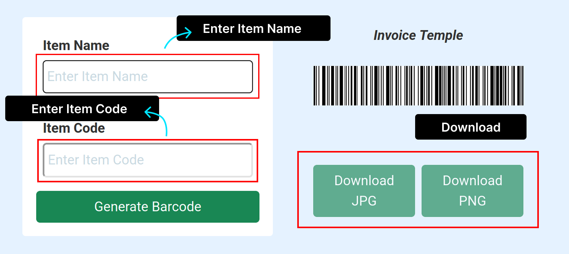 Barcode Details 