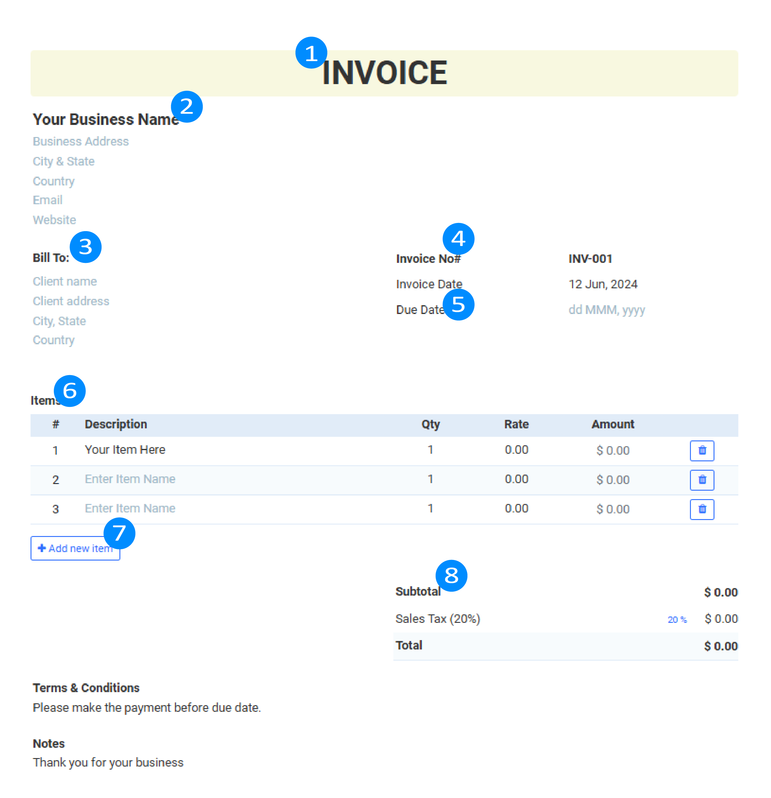 The Best Free Invoice Generator Online | Invoice Temple
