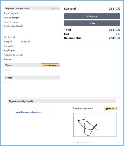 Free customizable purchase order generator by Invoice Temple